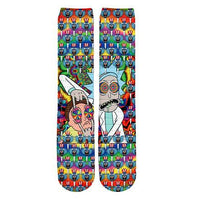 Chaussettes Morty et Rick