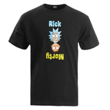 T-shirt Rick et Morty noir