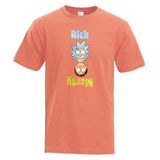 T-shirt Rick et Morty orange