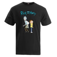 T-shirt Rick and Morty noir