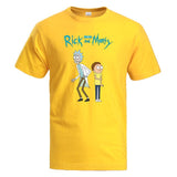 T-shirt Rick and Morty jaune