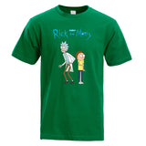 T-shirt Rick and Morty vert