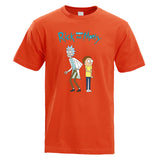 T-shirt Rick and Morty orange