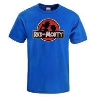 Tee shirt Rick and Morty bleu