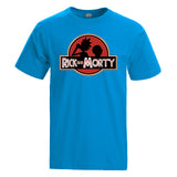 Tee shirt Rick and Morty bleu ciel