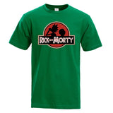 Tee shirt Rick and Morty vert