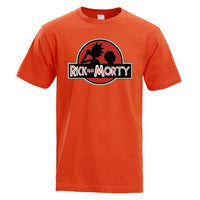 Tee shirt Rick and Morty orange