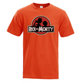 Tee shirt Rick and Morty orange