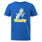 T-shirt Schwifty bleu