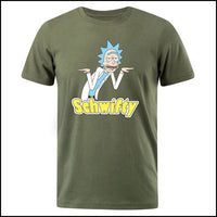 T-shirt Schwifty kaki