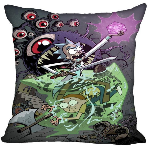 Coussin Morty et Rick